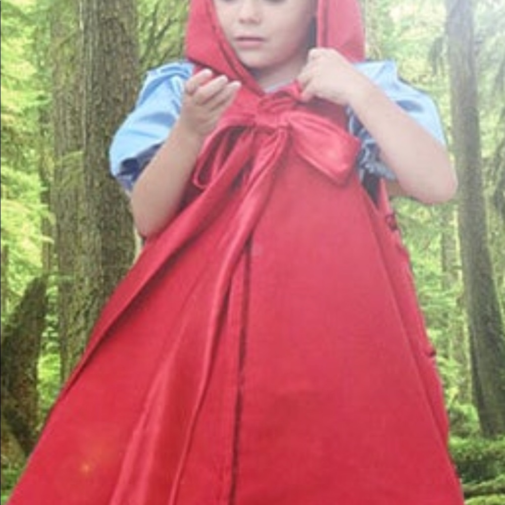 Little red riding hood dress with cape